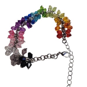 Glass Beaded Pride Bracelet