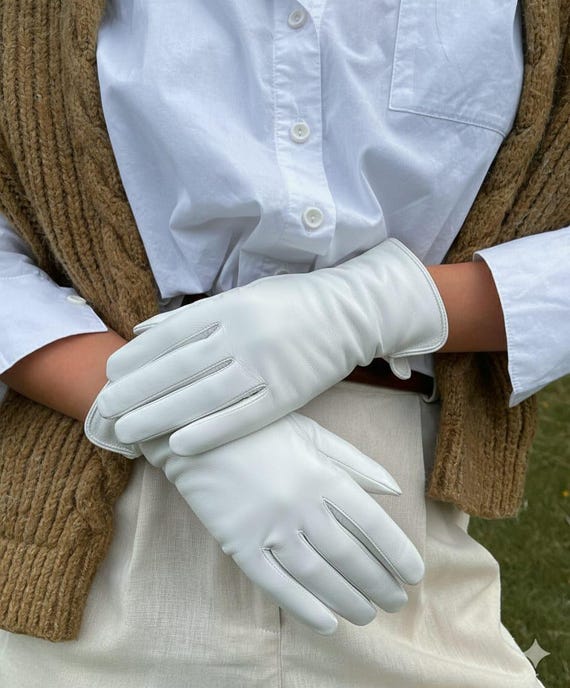 sachin and babi light blue dress winter wedding gloves