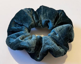 Green Velvet Scrunchie, Thick Green Velvet Scrunchie, Hair Scrunchie, Lux Velvet Scrunchie, Deep Green Velvet Scrunchie, Accesorio para el cabello