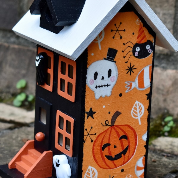Halloween Birdhouse Etsy