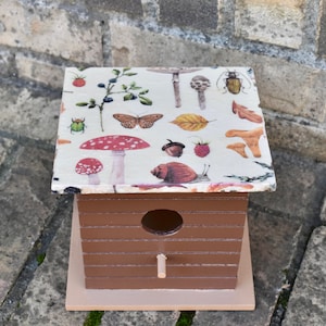 Handmade Birdhouse | Mushroom Birdhouse | Outdoor Decor | Indoor Decor | Custom made | Hand-painted