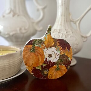 Harvest Wood Pumpkin | Fall Pumpkin Decor | Fall Decor | Indoor Fall Decor | Pumpkin Decor | Handmade | Custom Sign | Hanging Decor