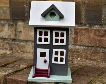 Mini House | Two Story House | Spring Decor | Summer Decor | Fall Decor | Indoor Decor | Paulownia Wood House | Plywood House