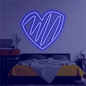 Heart neon sign Custom Home Room Decoration Led Light Neon Personalized heart- shaped neon Led Heart Sign Best Wedding Gift Mother Day Gift