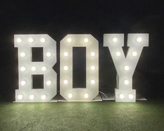 Marquee Letters Lights,Boy&Girl 3ft/4ft Light Up Letters,Marquee Great Letter Marry Me,Love For Wedding Family Gathering Decorate,Engagement