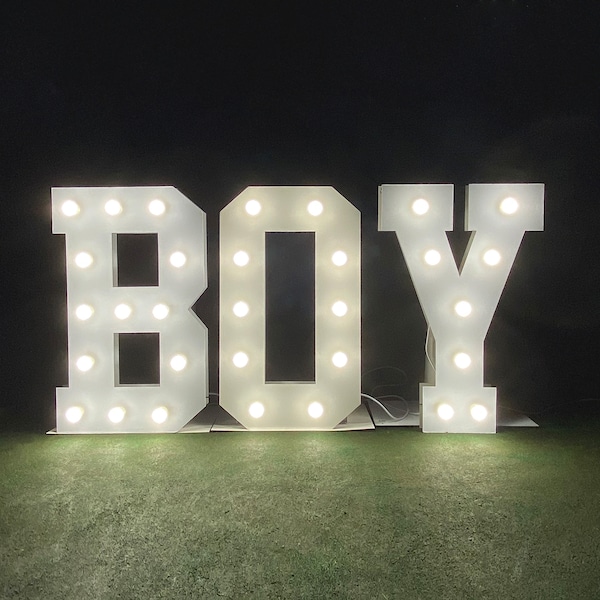 Marquee Letters Lights,Boy&Girl 3ft/4ft Light Up Letters,Marquee Great Letter Marry Me,Love For Wedding Family Gathering Decorate,Engagement