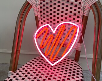 Valentijnshart neonreclame Flex Your Custom Room Decoration Led Light Neon Gepersonaliseerd hartvormig neon Led-hartbord Beste bruiloft liefde