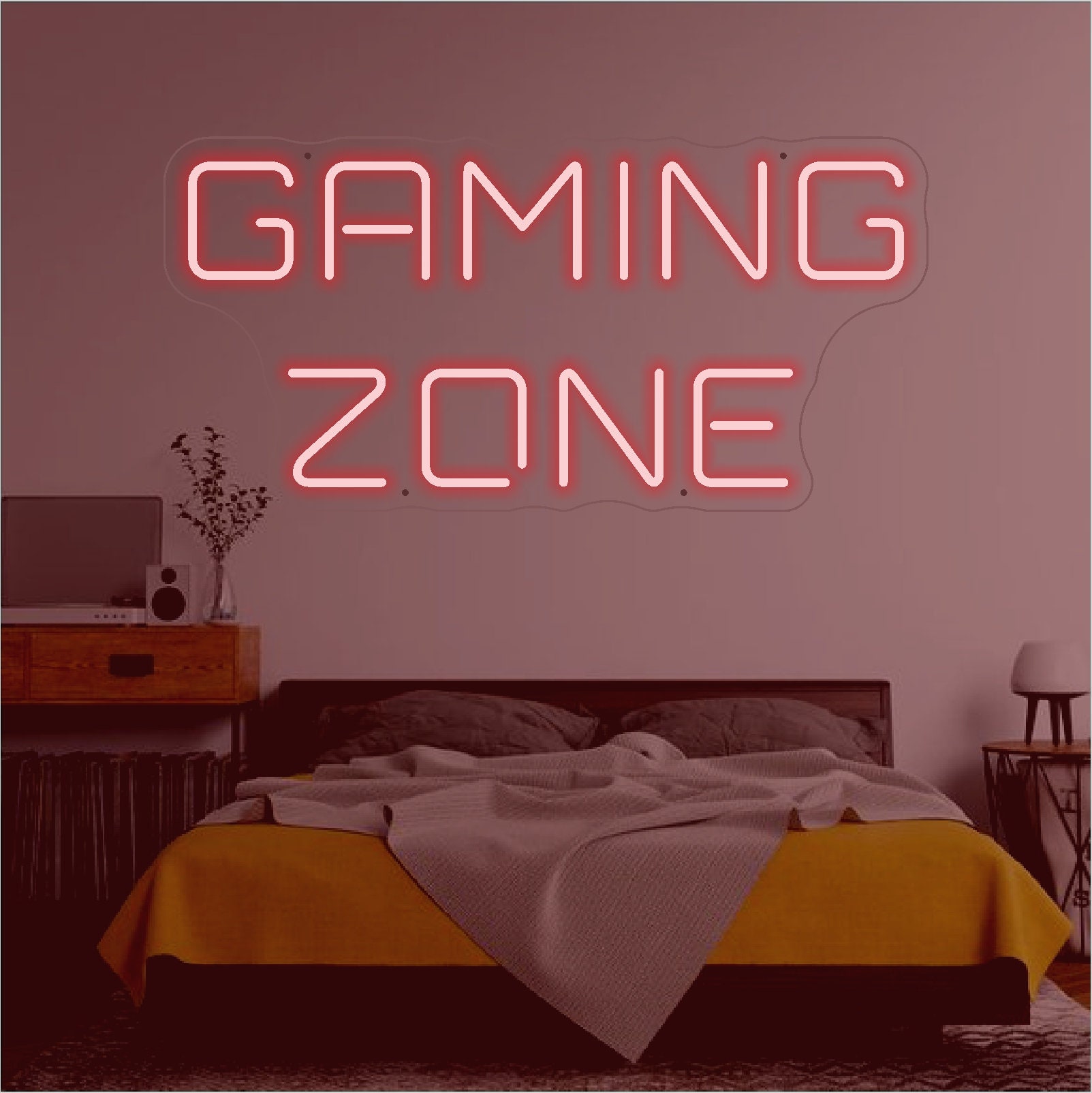 Gamer Room Decor Led Gaming Zone Led Neon Sign Kids Room Store
