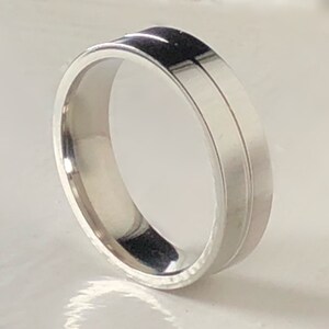 Polished Tungsten Silver Wedding band, Men's Tungsten Ring, Tungsten Ring, Men's Tungsten Band, Tungsten Wedding Ring, Men's Ring