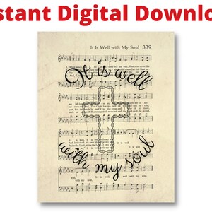 It is Well with My Soul Printable Art Print 8x10