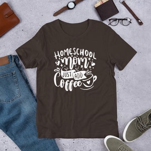 Homeschool Mom T-Shirt Unisex, Camicia per Homeschooling Mom, Regalo per Homeschool, Homeschooler Gift