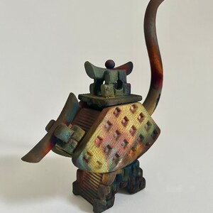 Julie Risak Raku-Fired Sculptural Teapot image 2