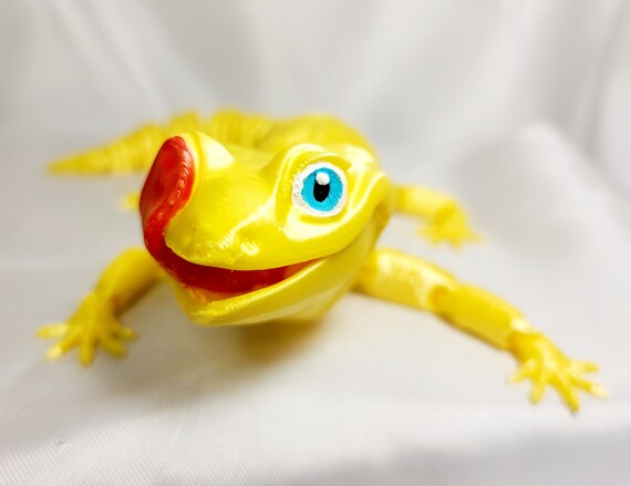 Plastic leopard gecko toy hotsell