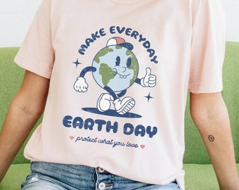 Earth Day Shirt, Environmental Shirt, Climate Change Shirt, There Is No Planet B, Mother Earth Shirt, Save The Ocean Shirt, Retro Earth Tee