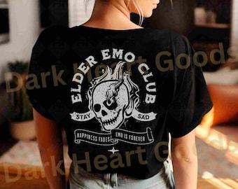 Elder Emo Shirt, When We Were Young Festival, Emo Gift, Emo Tees, Emo T-shirt, Scene shirt, It Was Never A Phase, Emo Forever, Goth Emo Tee