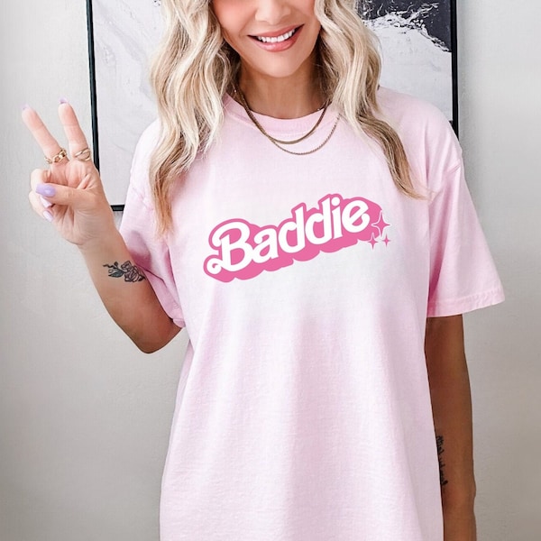 Baddie Comfort Colors Shirt, Bad Bitch Shirt, Oversized 90s Girl Shirt, Comfort Colors 90s Shirt, Baddie Tee, Gift for Baddie Mom, 90s Girl