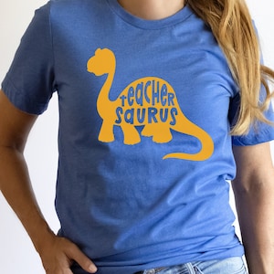 Teachersaurus Shirt, Dinosaur Teacher Shirt, Daycare Teacher Gift, Science Teacher Shirt, Kindergarten Teacher Shirt