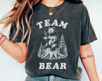 Team Bear Comfort Colors Shirt, I Choose The Bear Shirt, Man vs Bear Shirt, Team Bear Gift, 4B(ear) Movement, Funny Feminist Shirt