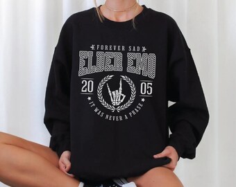 送料関税込み■EMOTIONALLY UNAVAILABLE■EMO Crewneck★人気！ Elder Emo Sweatshirt, Emo Sweatshirt, Emo Hoodie, Emo