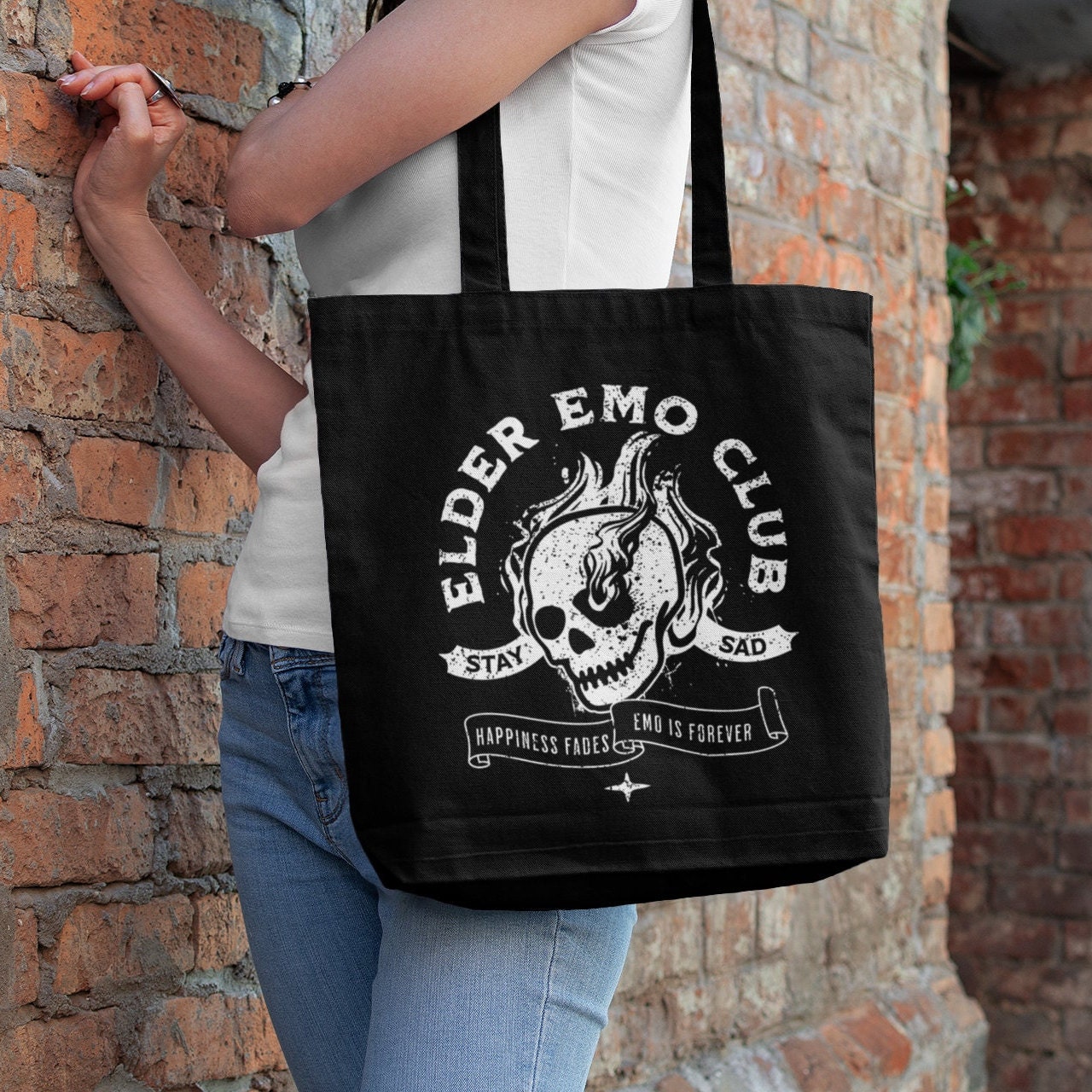 Emo Tote Bag, Elder Emo Club Gift, Concert Tote Bag, Punk Tote Bag, Skull Tote Bag, Goth Tote Bag, Gift for Emo, Emo Music Gift, Emo Outfit - Etsy Emo Tote Bag, Elder Emo Club Gift, Concert Tote Bag, Punk Tote Bag, Skull Tote Bag, Goth Tote Bag, Gift for Emo, Emo Music Gift, Emo Outfit - Etsy