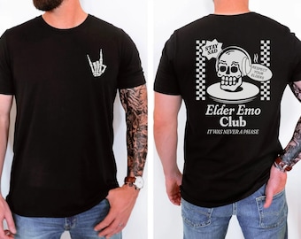 Elder Emo Shirt, When We Were Young Festival, Emo Gift, Emo Tees, Emo T-shirt, Scene shirt, It Was Never A Phase, Emo Forever, Goth Emo Tee