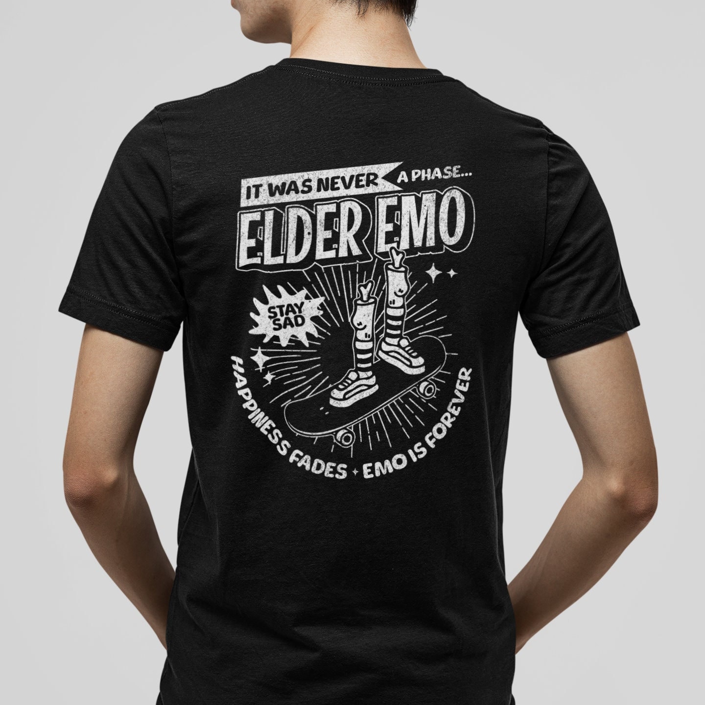 Elder Emo Shirt, It Was Never A Phase, Emo Clothes, Emo Band