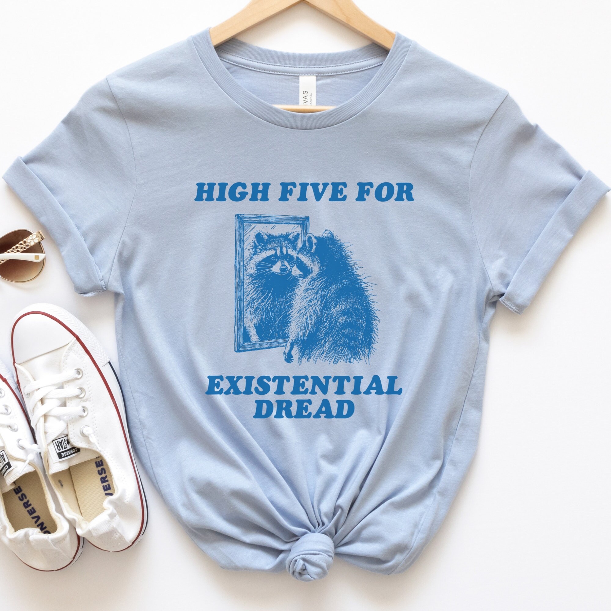 Unhinged Tshirt, High Five for Existential Dread Shirt, Unhinged Shirt ...