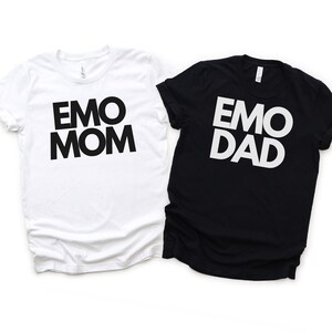 Emo Parent Shirt, Emo Mom Shirt, Emo Dad Shirt, Emo Baby Shirt, Emo,New Parent Gift, New Baby Gift, Matching Family Shirts, Emo Music TShirt