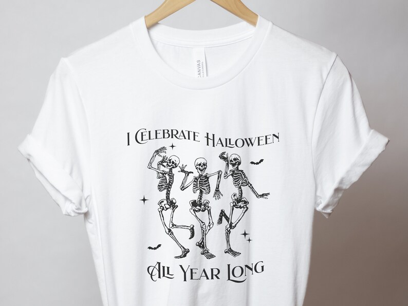 I Celebrate Halloween All Year Round Shirt Halloween Lover Etsy