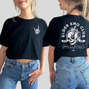 Elder Emo Shirt, When We Were Young Festival, Emo Gift, Emo Tees, Emo T-shirt, Scene shirt, It Was Never A Phase, Emo Forever, Goth Emo Tee