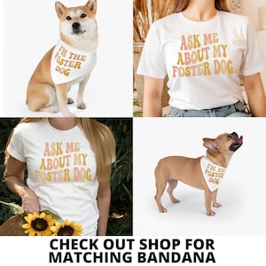 Posez-moi des questions sur mon tee-shirt de chien d’accueil, chemise de parent d’accueil, chemise d’amour de chien, chemise de parent de chien d’accueil, t-shirt de maman de chien d’accueil, cadeau pour parent d’animal de compagnie d’accueil