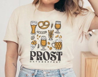 Oktoberfest Shirt, Prost Shirt, festival Tshirt Oktoberfest, Beer Festival Shirt, Oktoberfest Shirt for Couples, Craft Beer Shirt