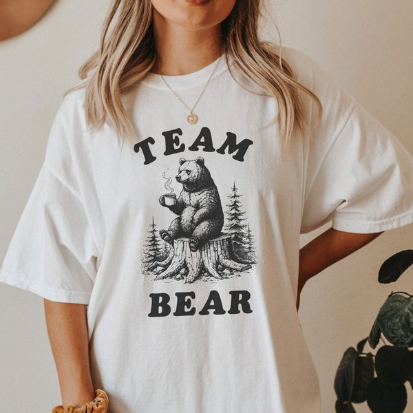 Team Bear Comfort Colors Shirt, I Choose The Bear Shirt, Man vs Bear Shirt, Team Bear Gift, 4B(ear) Movement, Funny Feminist Shirt