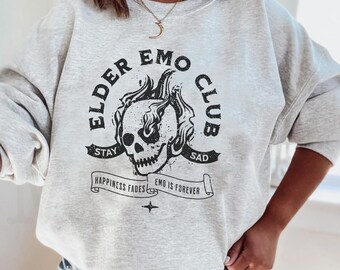 Sunday Inn emo エモ Elder Emo Club Hoodie, Elder Emo Hoodie, Emo Hoodie, Emo