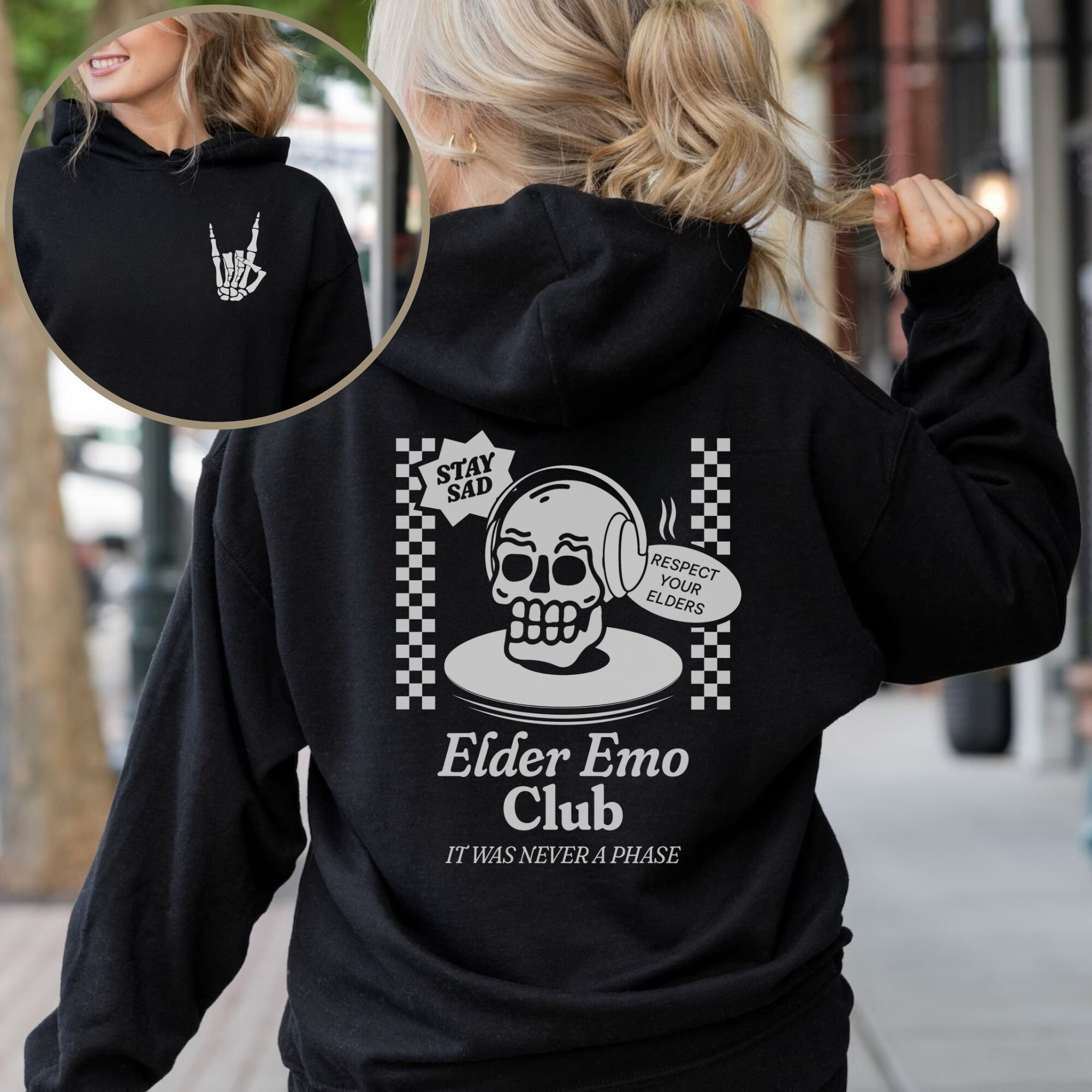 Sunday Inn emo エモ Elder Emo Sweatshirt, Emo Concert Outfit, Emo Gift, Emo