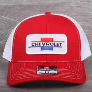 Vintage Chevrolet Patch on a Richardson 112 Trucker Snapback Hat