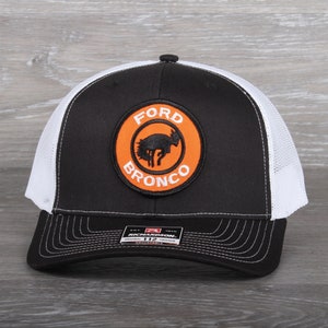 Vintage Logo Ford Bronco Patch on a Richardson 112 Trucker Snapback Hat