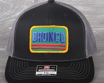 Vintage Ford Bronco Patch on a Richardson 112 Trucker Snapback Hat