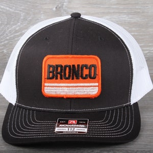 Vintage Ford Bronco Patch on a Richardson 112 Trucker Snapback Hat