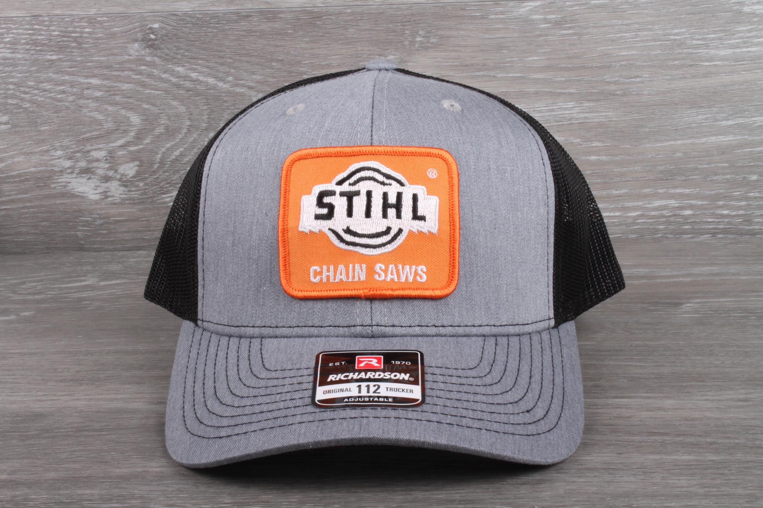Vintage Stihl Chainsaw Patch on a Richardson 112 Trucker  display picture 3