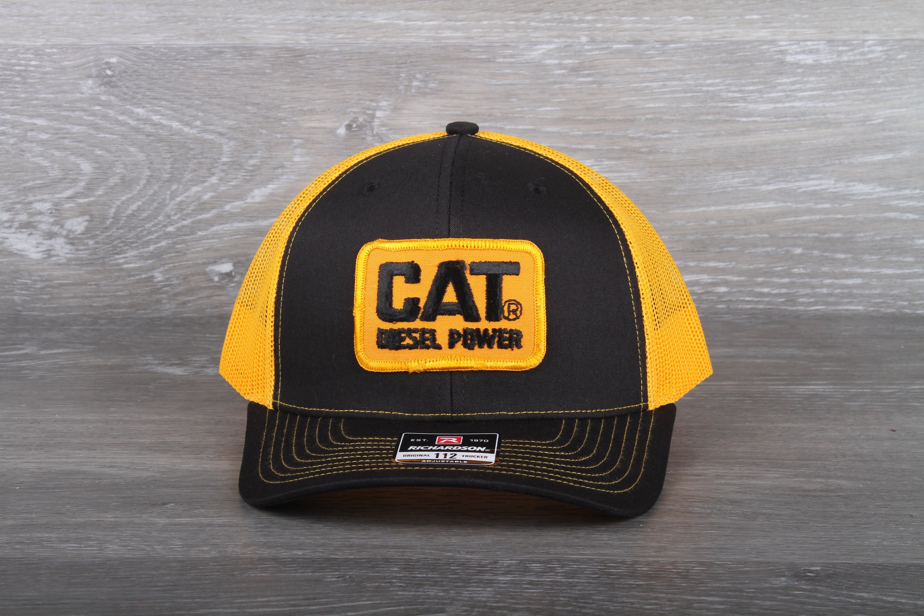 Vintage CAT Diesel Power Patch on a Richardson 112 Trucker  display picture 2