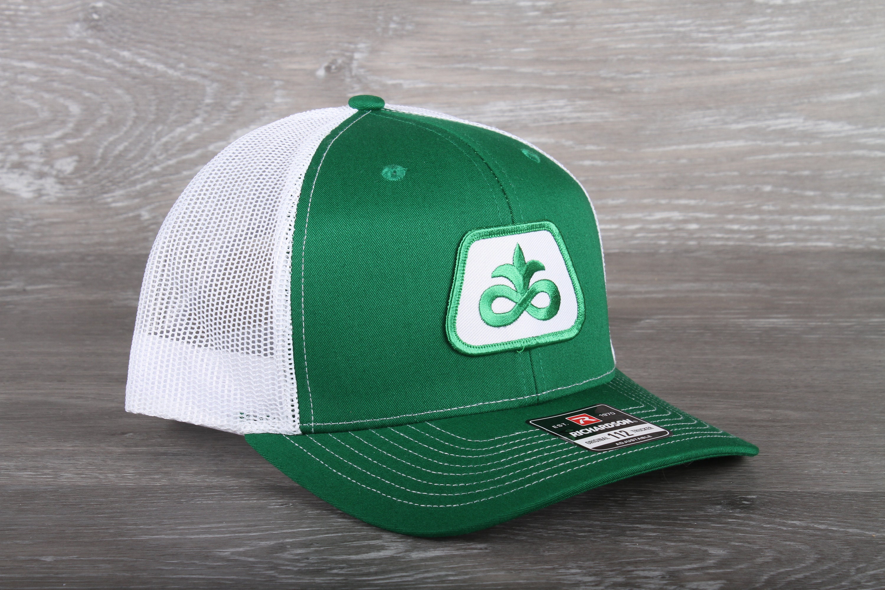 Vintage Pioneer Seeds Logo Patch on a Richardson 112 Trucker 