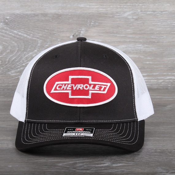 Vintage Chevrolet Patch on a Richardson 112 Trucker Snapback  display picture 1
