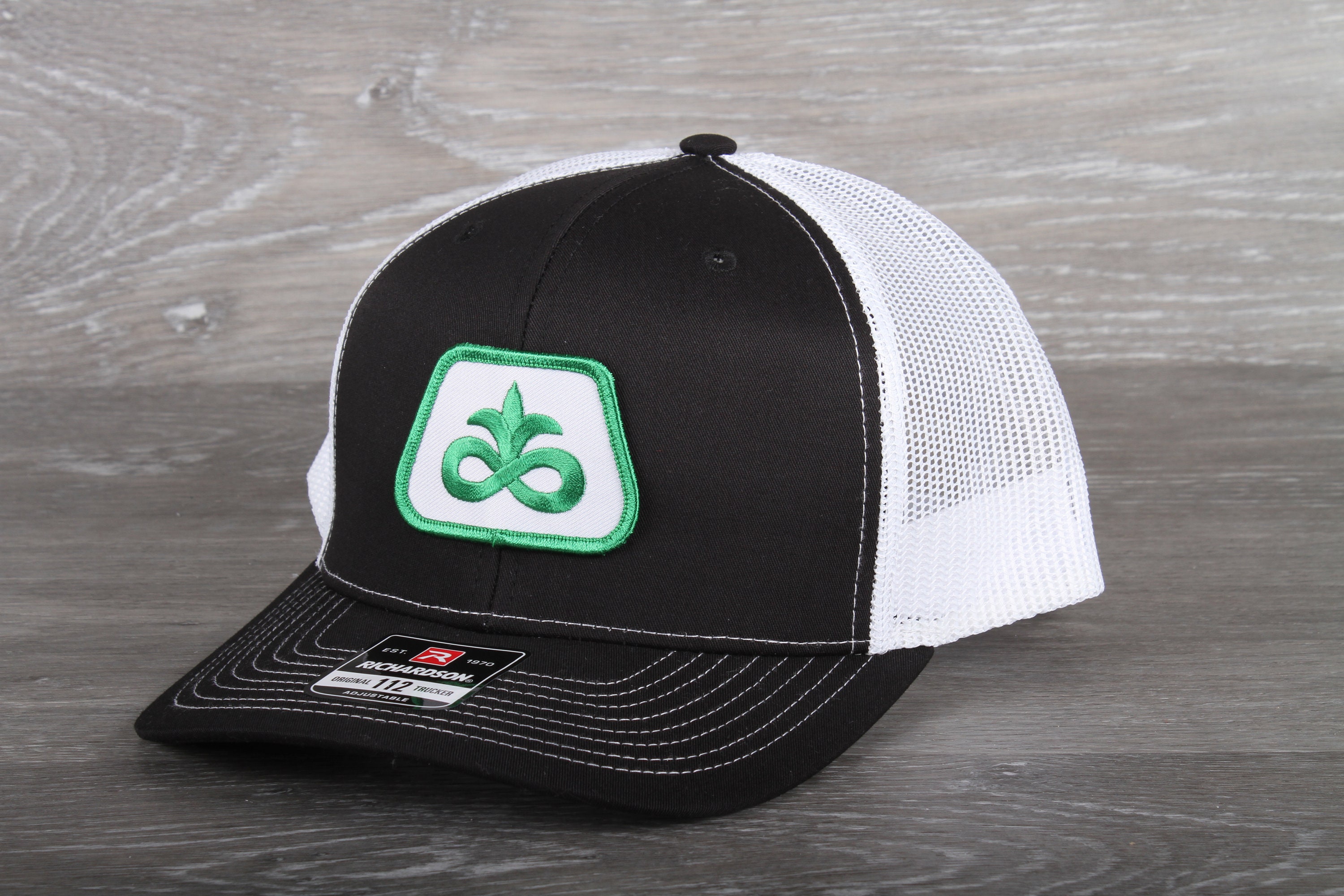 Vintage Pioneer Seeds Logo Patch on a Richardson 112 Trucker 