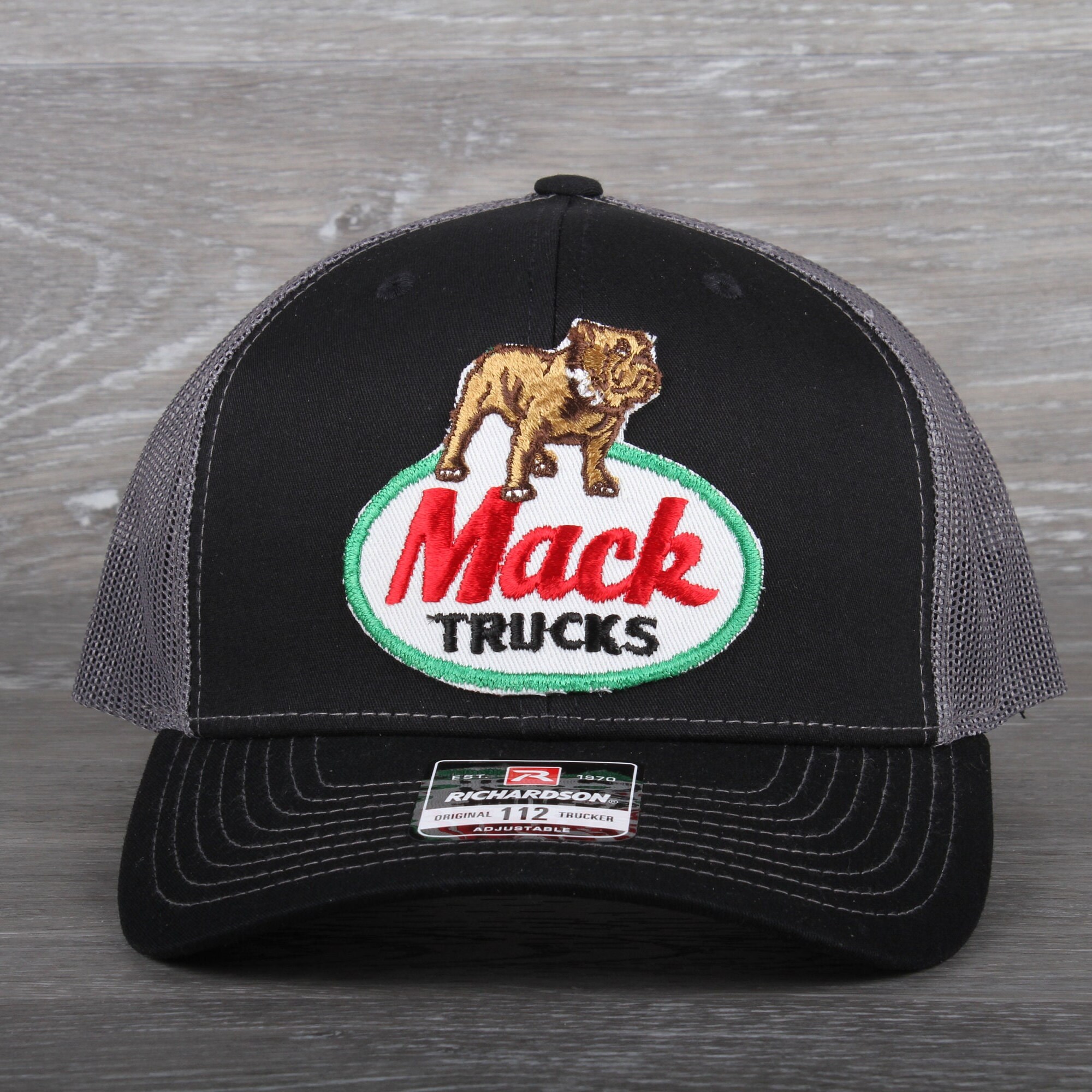 レア Mack Trucks USA製 ナイロン スタジャン ビンテージ 激レア 80s 90s ビンテージ マックトラック ナイロン スタジャン