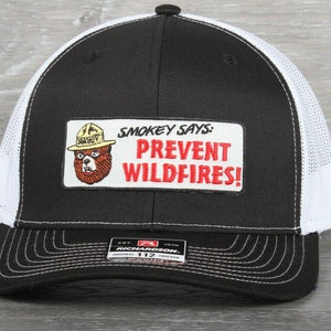 Vintage Smokey the Bear Patch on a Richardson 112 Trucker Snapback Hat