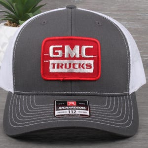 Vintage GMC Trucks Patch on a Richardson 112 Trucker Snapback Hat