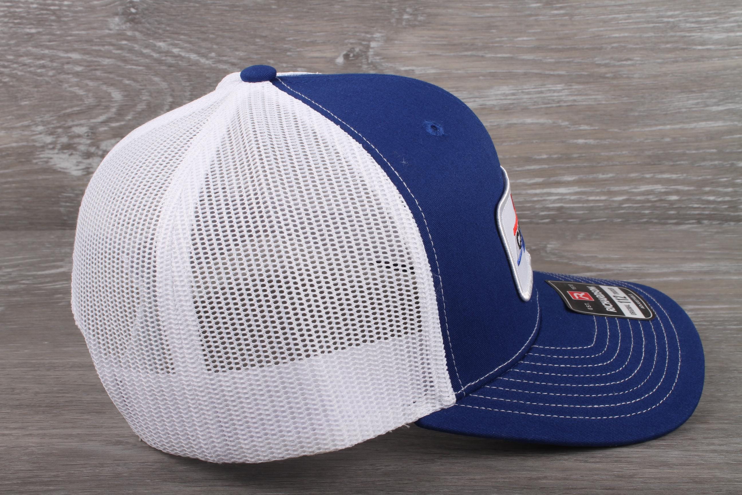 Classic 70s Richardson 112 Trucker Chevy Chevrolet Patch Hat Mesh Retro Bowtie Vintage Chevrolet Rope Snapback Trucker Mesh Hat with Chevy  main image 3
