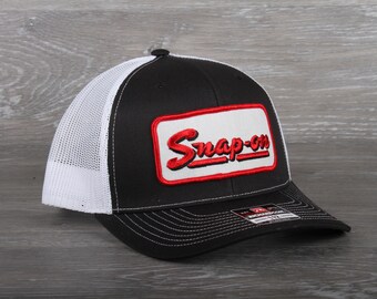 Richardson 112 Mechanic Trucker Cap Hat Mesh Snapback Black Snap-On Tools Mechan Accessories | Snapon Tools Mechanics Racing Fans Technicians  main image 4