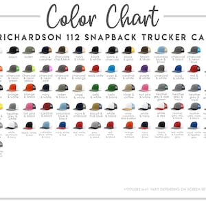Blank Richardson 112 Trucker Hat Mesh Back with Snapback Closure - Authorized Dealer